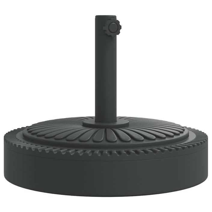 Base de parasol pour mâts Ø38 / 48 mm 25 kg rond - Photo n°2