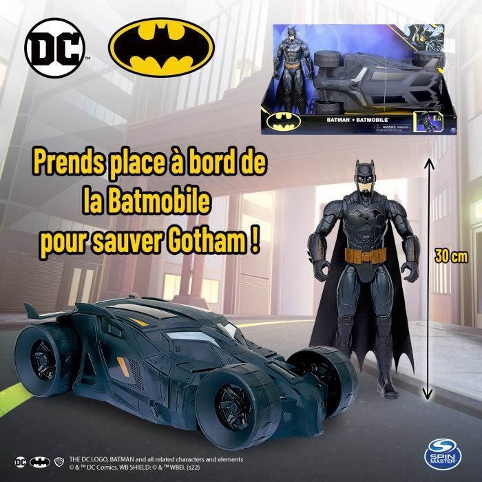 BATMAN - Voiture Batmobile + Figurine Batman 30 cm - 6064628 - Figurine d'action articulée pour enfants - Photo n°6