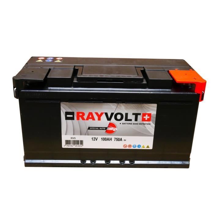Batterie auto RAYVOLT RV5 90AH 720A - Photo n°1