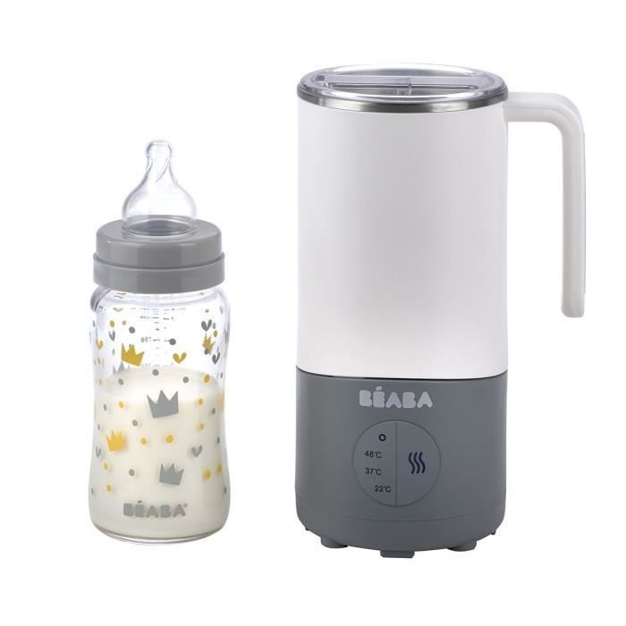 BEABA Milk Prep : Préparateur boisson - Gris/blanc - Photo n°1