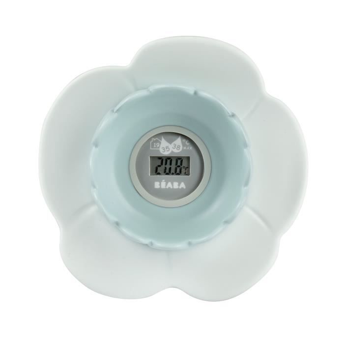 BÉABA Thermometre de bain Lotus, Green Blue - Photo n°1