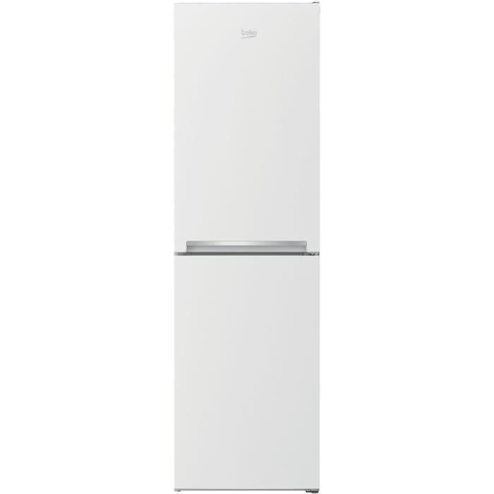 BEKO RCHE300K30WN - Réfrigérateur combiné pose-libre 270L (168+102L) - Froid ventilé - L54x H182,4cm - Blanc - Photo n°1