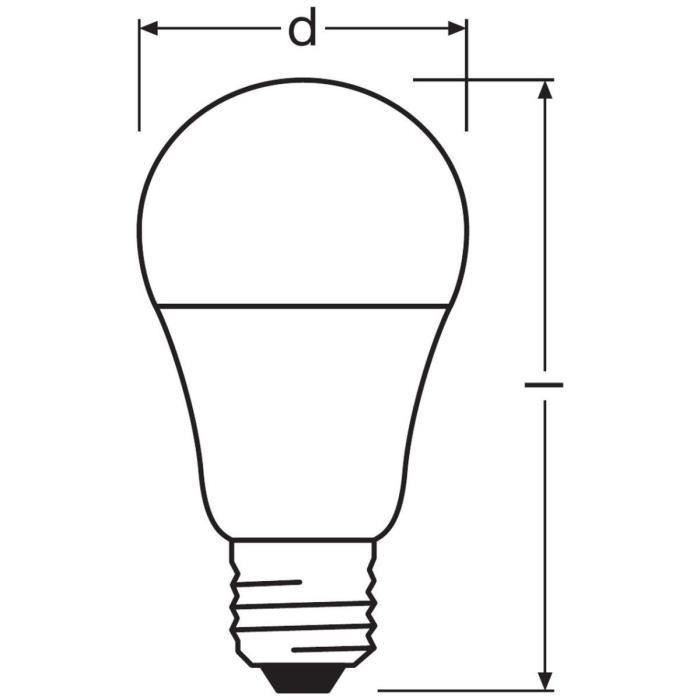 BELLALUX Lot de 6 Ampoules LED Standard verre dépoli 11W=75 E27 froid - Photo n°4