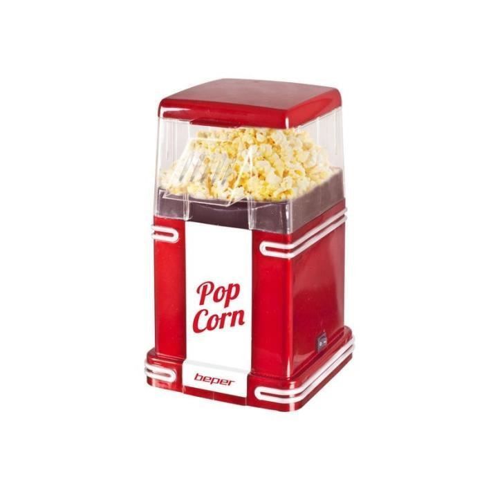 BEPER 90.590Y Machine a popcorn vintage - Rouge - Photo n°1