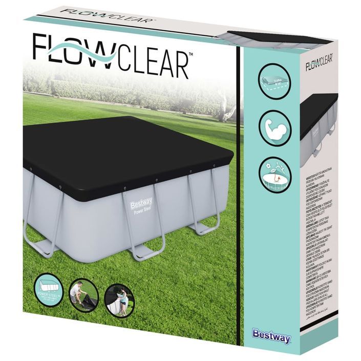 Bestway Couverture de piscine Flowclear 269x179 cm - Photo n°4