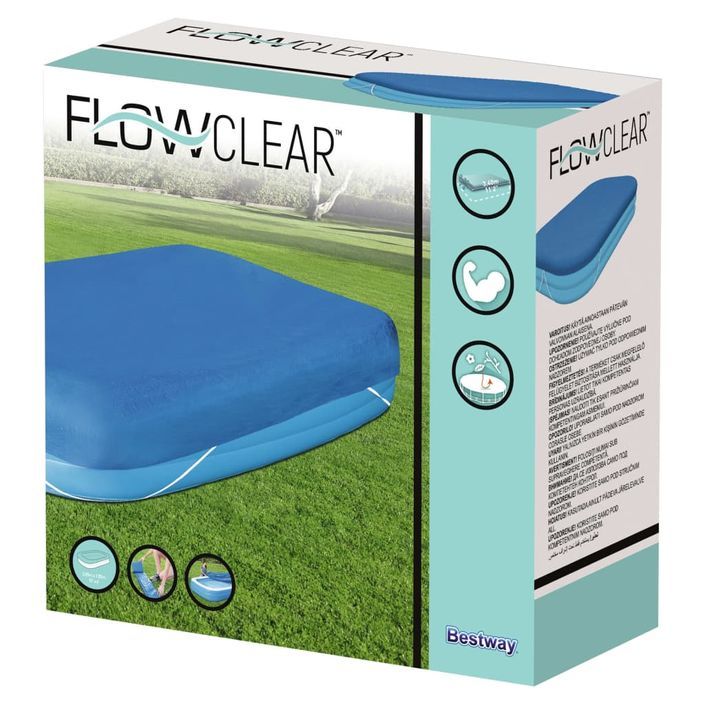 Bestway Couverture de piscine Flowclear 305x183x56 cm - Photo n°5