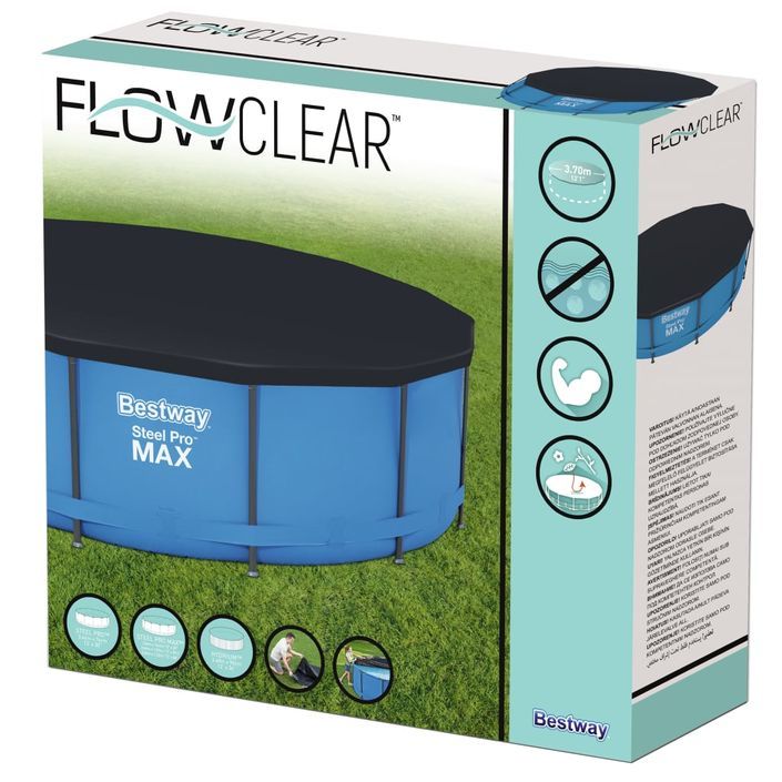 Bestway Couverture de piscine Flowclear 366 cm - Photo n°8