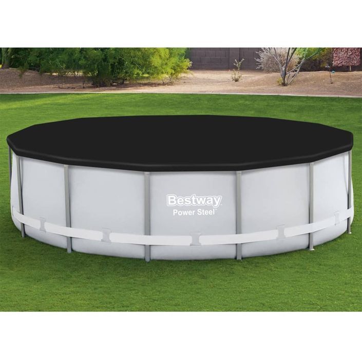 Bestway Couverture de piscine Flowclear 396 cm - Photo n°4