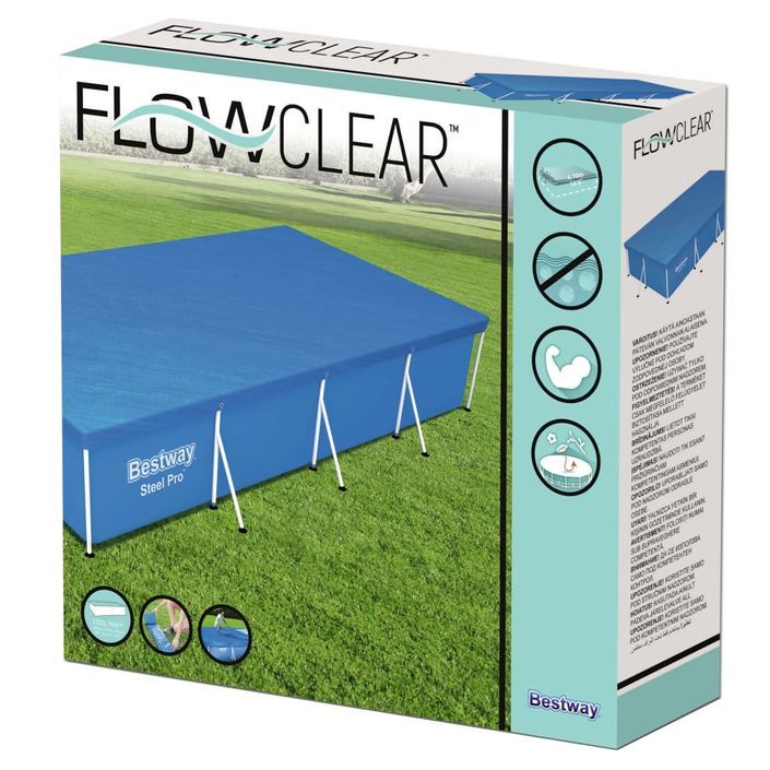 Bestway Couverture de piscine Flowclear 400x211 cm - Photo n°5