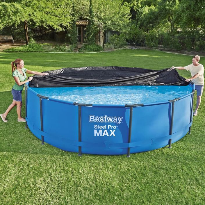 Bestway Couverture de piscine Flowclear 457 cm - Photo n°1