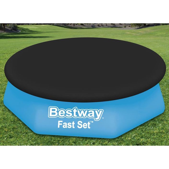 Bestway Couverture de piscine Flowclear Fast Set 240 cm - Photo n°2