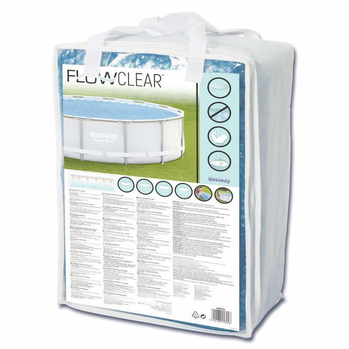 Bestway Couverture solaire de piscine Flowclear 427 cm - Photo n°10