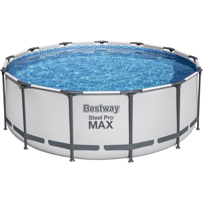 BESTWAY Piscine hors sol ronde Steel Pro Max Pool Set 396x122cm 5618W - Photo n°1