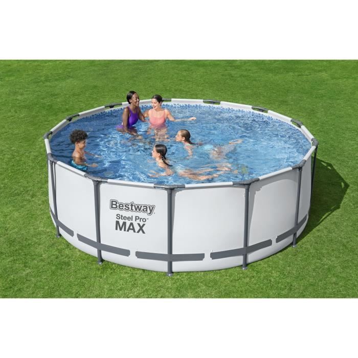 BESTWAY Piscine hors sol ronde Steel Pro Max Pool Set 396x122cm 5618W - Photo n°5