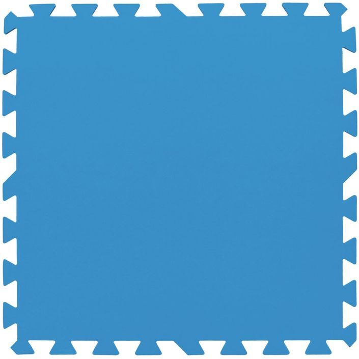 Bestway Protecteurs de plancher de piscine 8 pcs Bleu 58220 - Photo n°2