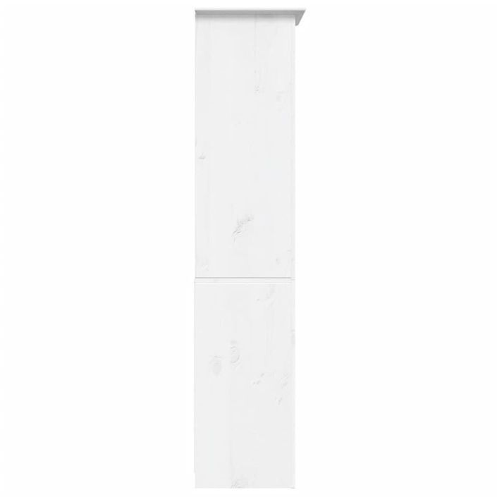 Bibliothèque BODO blanc 80x38x180 cm bois pin massif 5 niveaux - Photo n°4