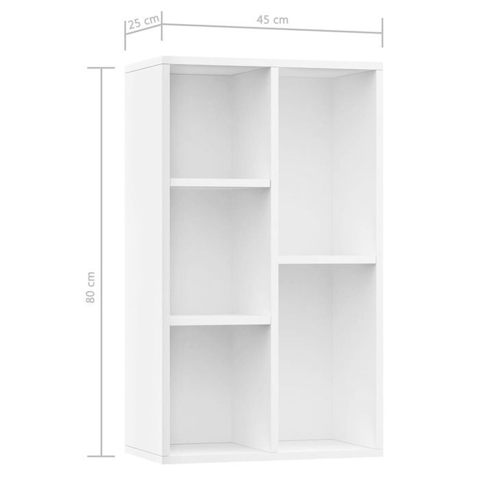 Bibliothèque/Buffet Blanc 45 x 25 x 80 cm - Photo n°11