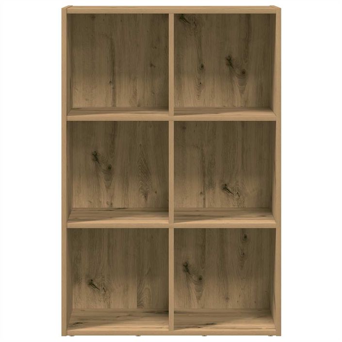 Bibliothèque/Buffet chêne artisanal 66x30x98 cm bois ingénierie - Photo n°5