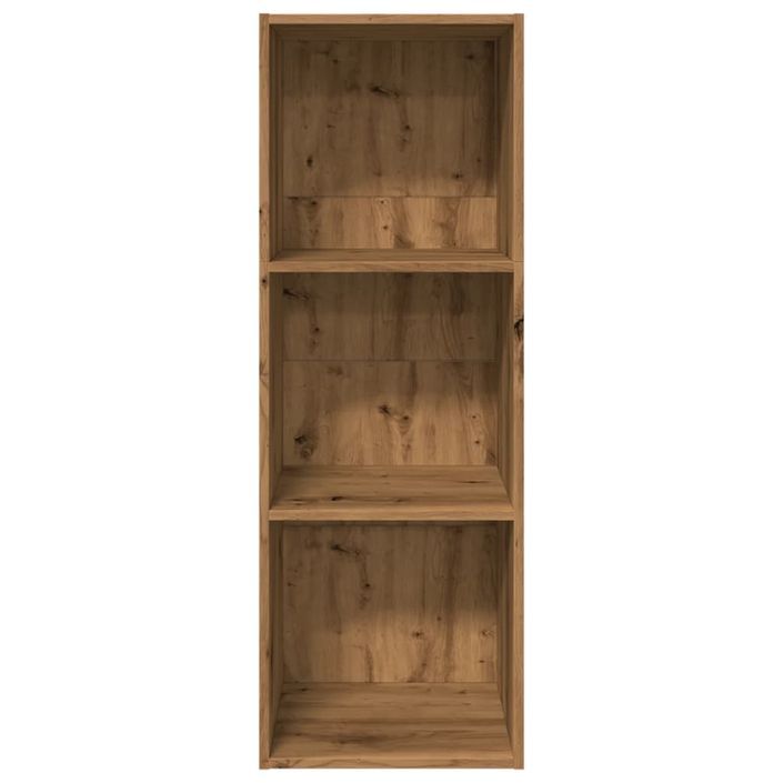 Bibliothèque chêne artisanal 40x30x114 cm bois d'ingénierie - Photo n°4