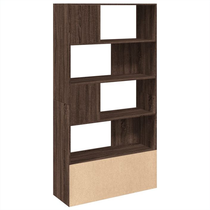 Bibliothèque chêne marron 100x36x189 cm bois d'ingénierie - Photo n°5