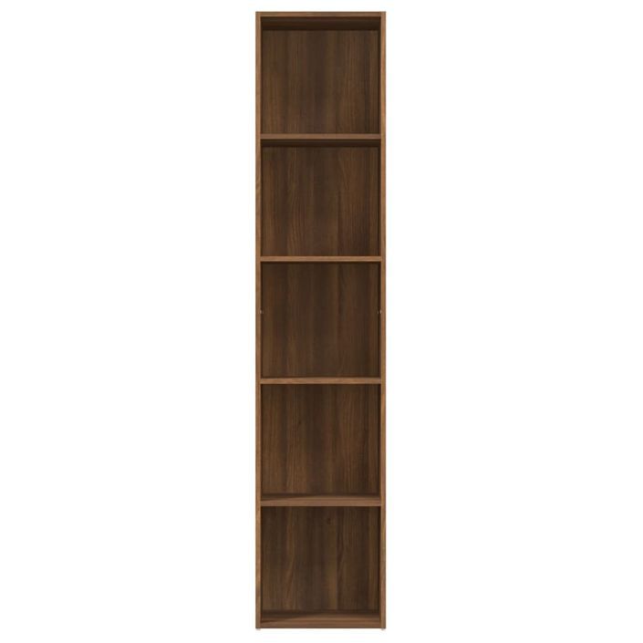 Bibliothèque Chêne marron 40x30x189 cm Bois d'ingénierie - Photo n°3