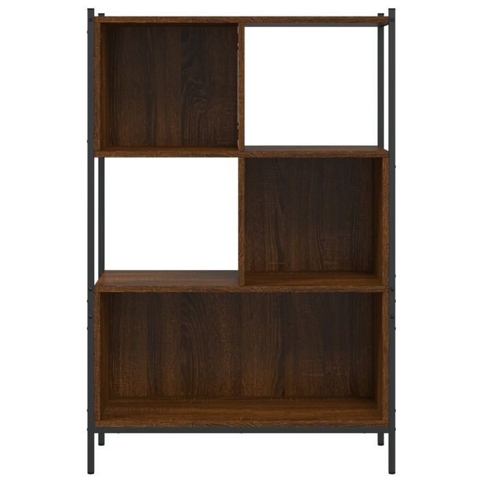 Bibliothèque chêne marron 72x28x109 cm bois d'ingénierie - Photo n°5