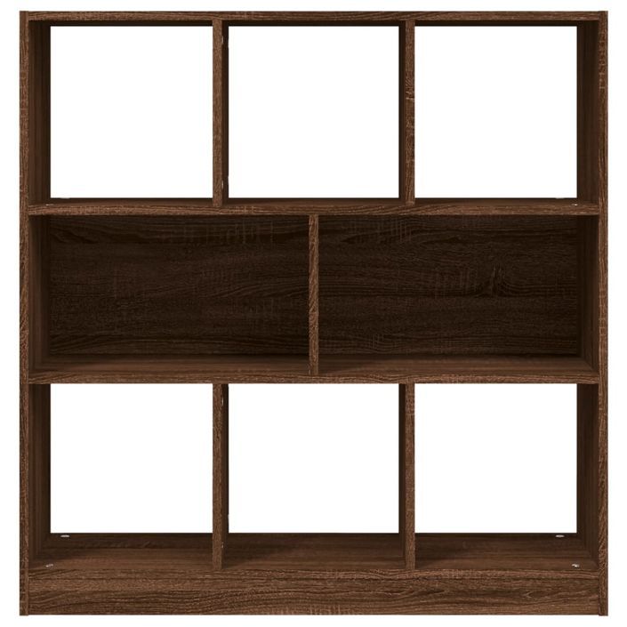 Bibliothèque Chêne marron 97,5x29,5x100 cm Bois d'ingénierie - Photo n°4