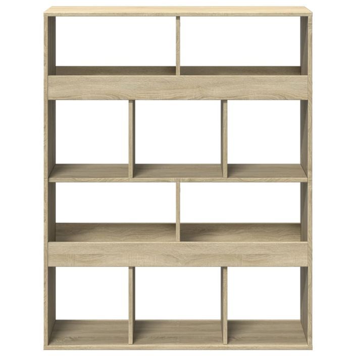 Bibliothèque chêne sonoma 100x33x125,5 cm bois d'ingénierie - Photo n°4