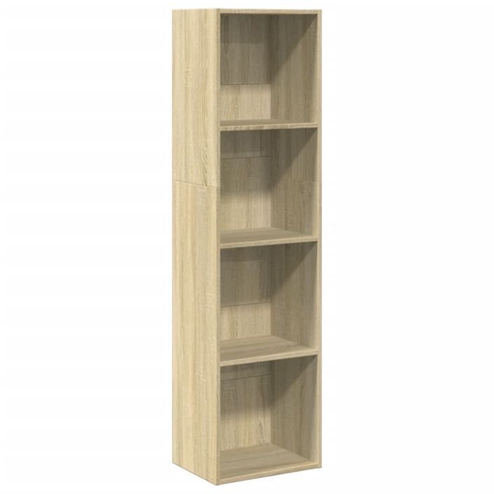 Bibliothèque chêne sonoma 40x30x152 cm bois d'ingénierie - Photo n°2