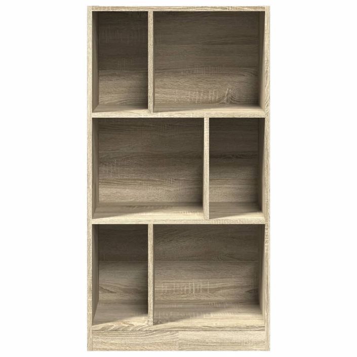 Bibliothèque chêne sonoma 57x28,5x107,5 cm bois d'ingénierie - Photo n°4