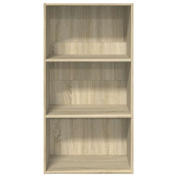 Bibliothèque chêne sonoma 60x30x114 cm bois d'ingénierie - Photo n°4