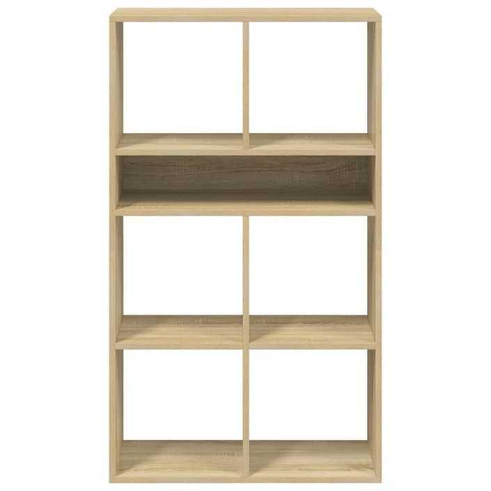 Bibliothèque chêne sonoma 66x31x112 cm bois d'ingénierie - Photo n°4