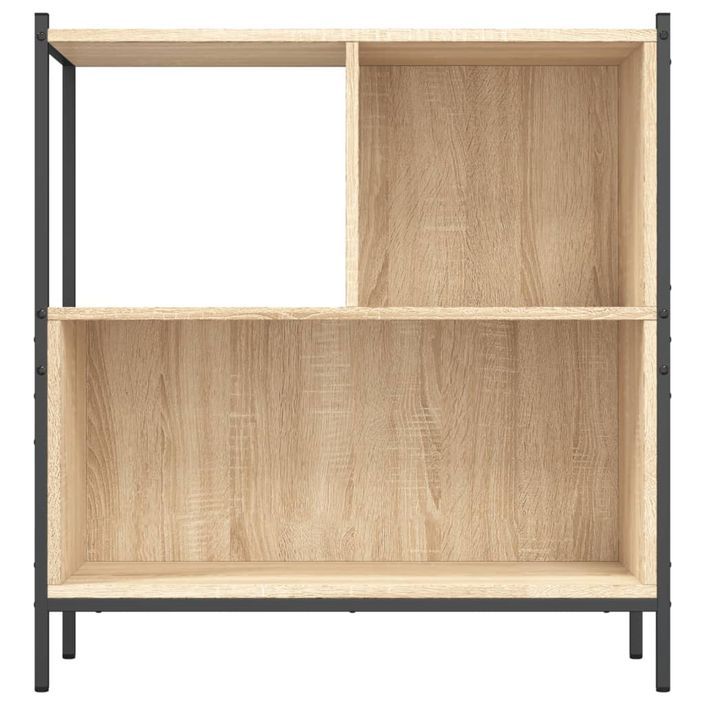 Bibliothèque chêne sonoma 72x28x77,5 cm bois d'ingénierie - Photo n°5