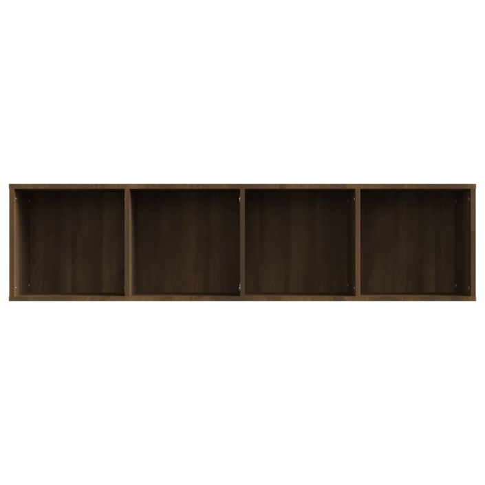 Bibliothèque/Meuble TV Chêne marron 143x30x36cm Bois ingénierie - Photo n°6