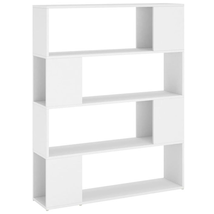 Bibliothèque/Séparateur de pièce Blanc 100x24x124 cm - Photo n°3