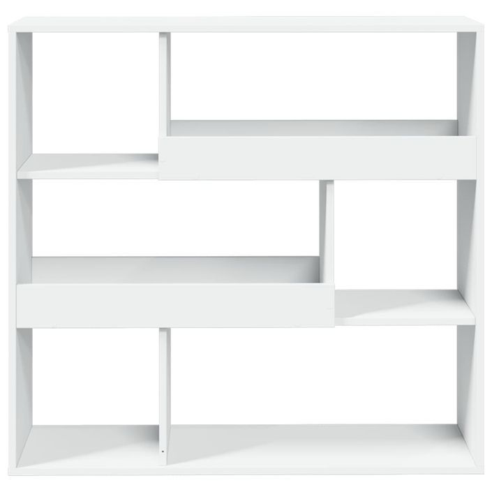 Bibliothèque/Séparateur de pièce blanc 100x33x94,5 cm - Photo n°4