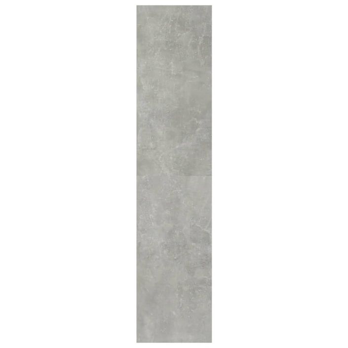 Bibliothèque/Séparateur de pièce Gris béton 100x30x135 cm - Photo n°4