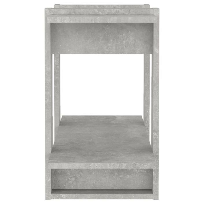 Bibliothèque/Séparateur de pièce Gris béton 80x30x51 cm - Photo n°6