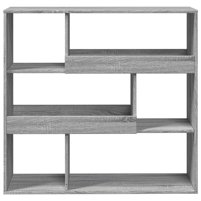 Bibliothèque sonoma gris 100x33x94,5 cm bois d'ingénierie - Photo n°4