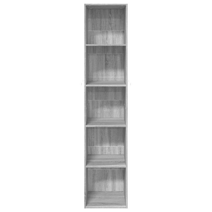 Bibliothèque sonoma gris 40x30x189 cm bois d'ingénierie - Photo n°4