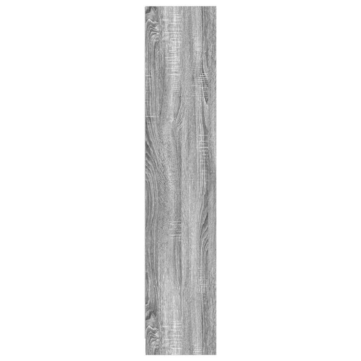 Bibliothèque sonoma gris 57x28,5x107,5 cm bois d'ingénierie - Photo n°5