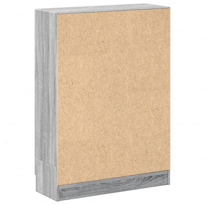 Bibliothèque sonoma gris 82,5x30,5x115 cm bois d'ingénierie - Photo n°8