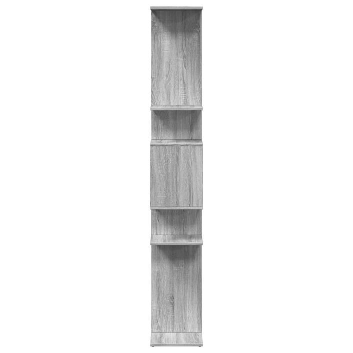 Bibliothèque sonoma gris 92x29x188 cm bois d'ingénierie - Photo n°6