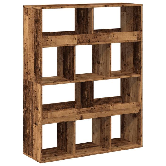 Bibliothèque vieux bois 100x33x125,5 cm bois d'ingénierie - Photo n°2