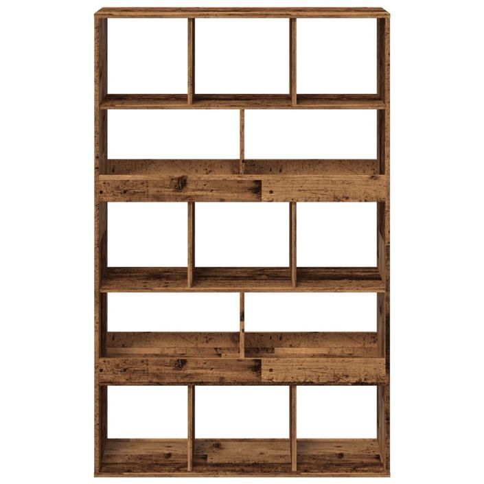 Bibliothèque vieux bois 100x33x156,5 cm bois d'ingénierie - Photo n°4