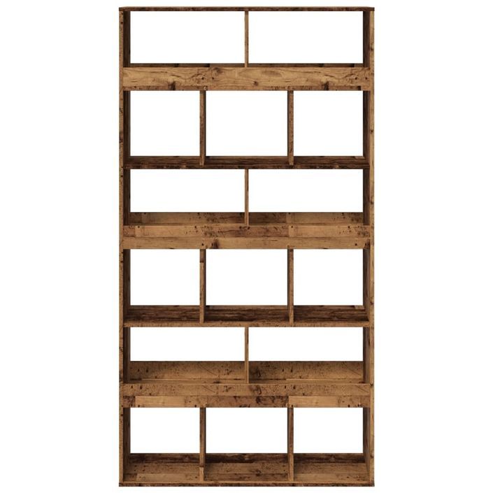 Bibliothèque vieux bois 100x33x187,5 cm bois d'ingénierie - Photo n°4