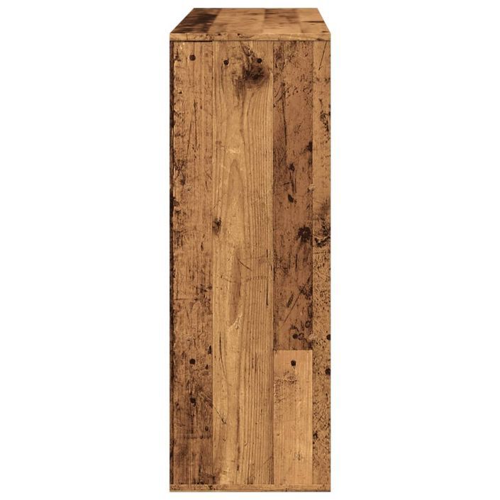 Bibliothèque vieux bois 100x33x94,5 cm bois d'ingénierie - Photo n°5