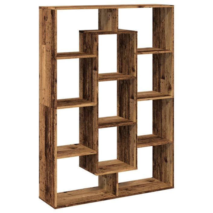 Bibliothèque vieux bois 102x29x143 cm bois d'ingénierie - Photo n°7