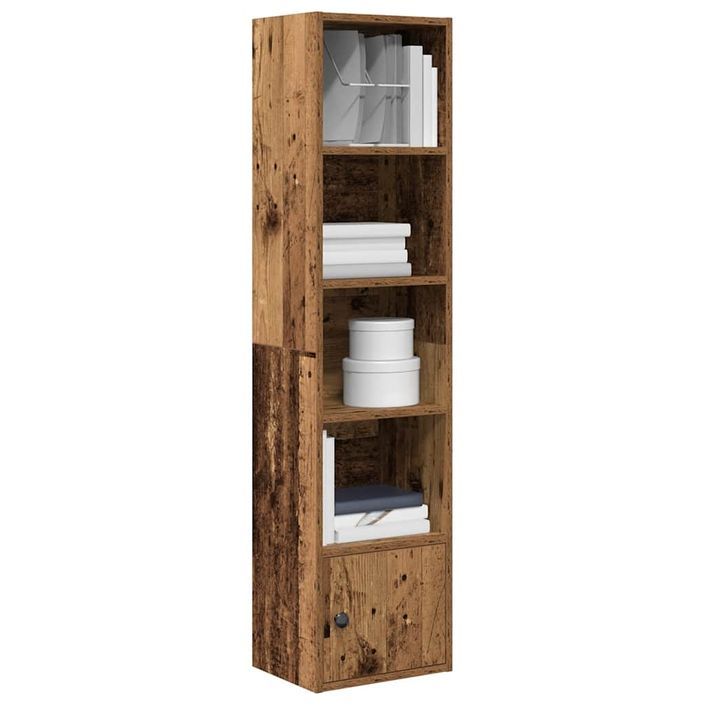 Bibliothèque vieux bois 31x24x127 cm bois d'ingénierie - Photo n°1