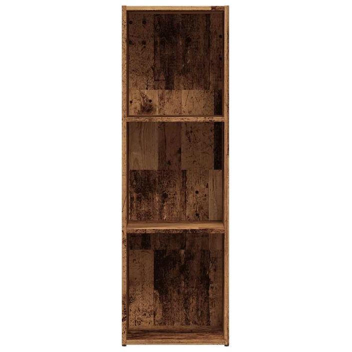 Bibliothèque vieux bois 36x30x114 cm bois d'ingénierie - Photo n°5